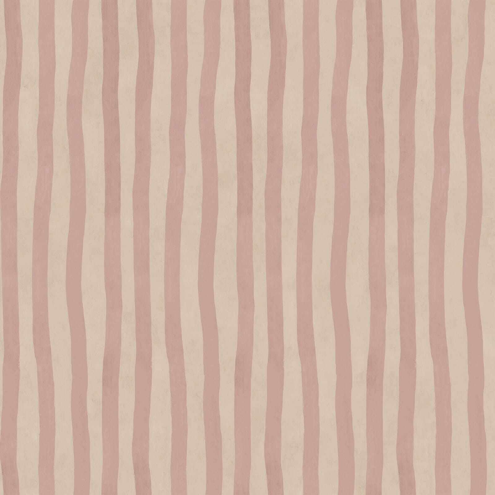 ARTIST'S STRIPE Wallpaper - Sakura & Astrantia