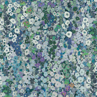 HOLLYHOCKS Wallpaper - Dew Sample