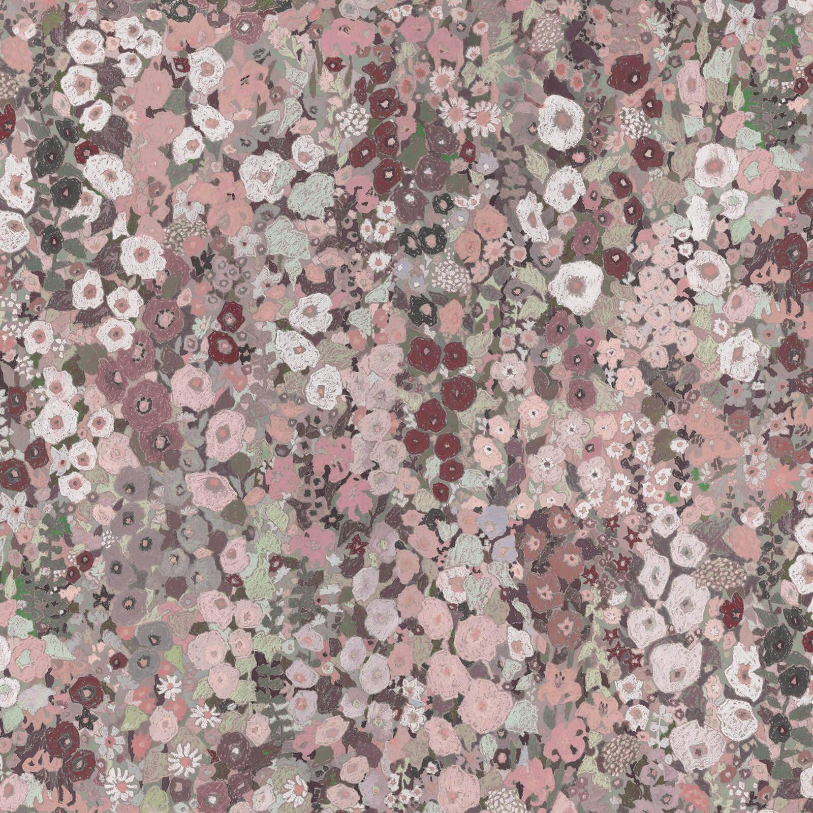 HOLLYHOCKS Wallpaper - Earth Sample