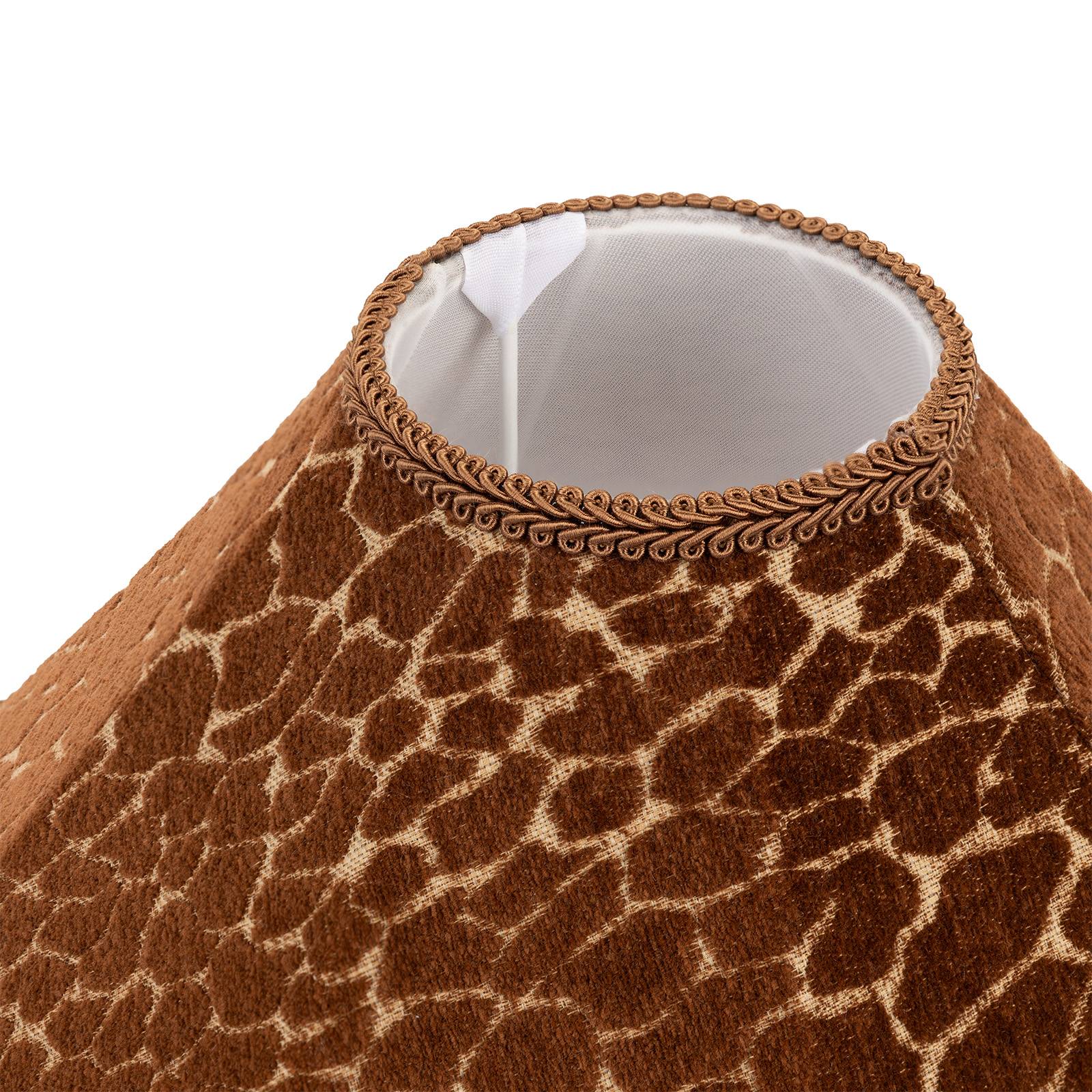 MARA Jacquard Romily Lampshade -Tobacco