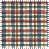 LONDON FIELDS CHECK Cotton Linen - Salvia Sample