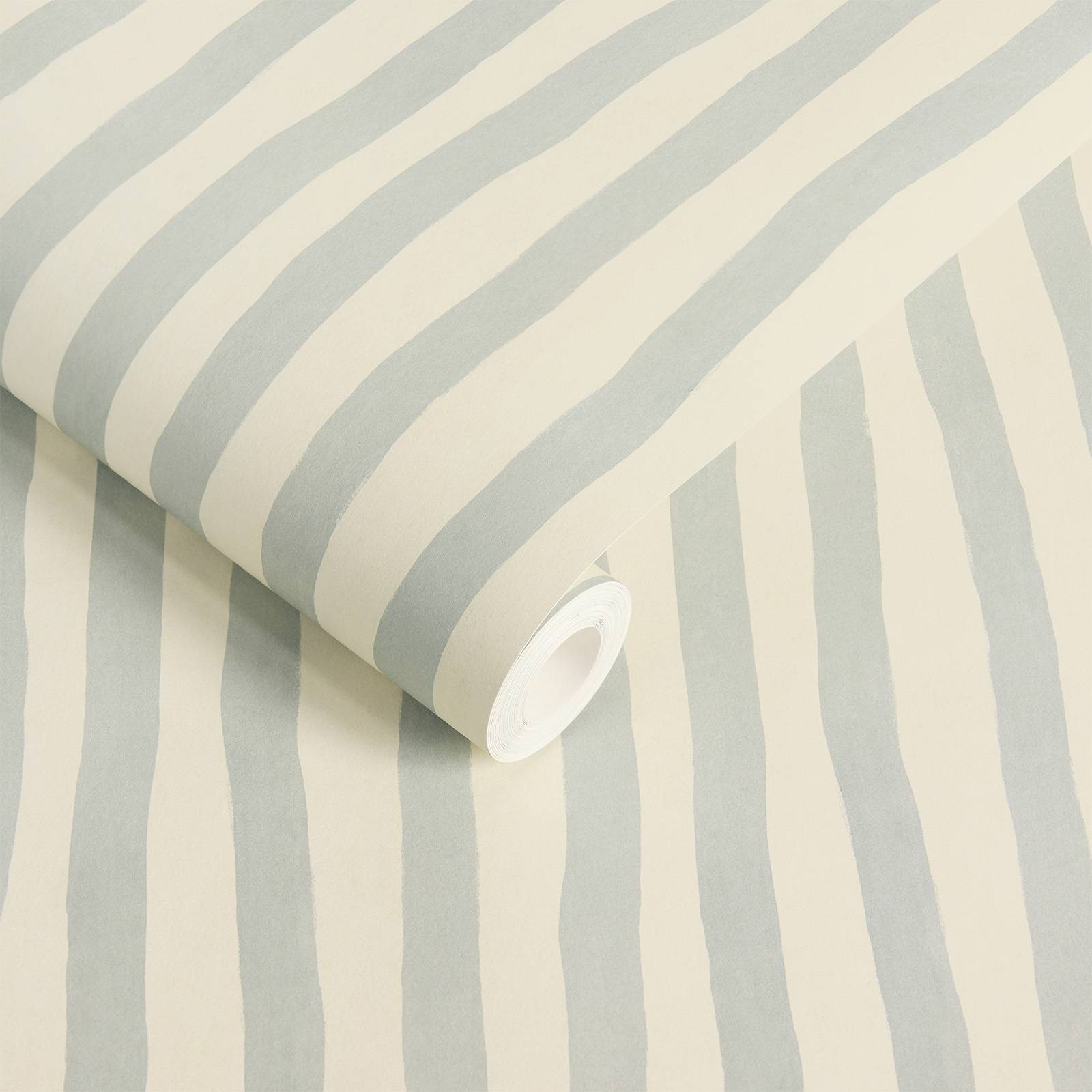 ARTIST'S STRIPE Wallpaper - Byzantine & Narcissus