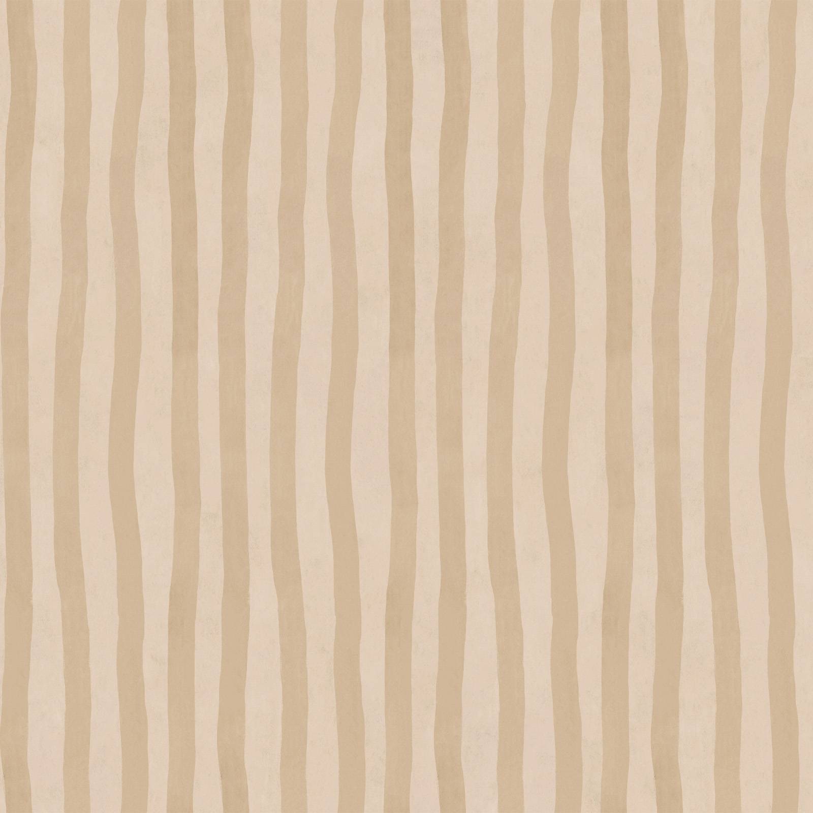 ARTIST'S STRIPE Wallpaper - Alabaster Sample