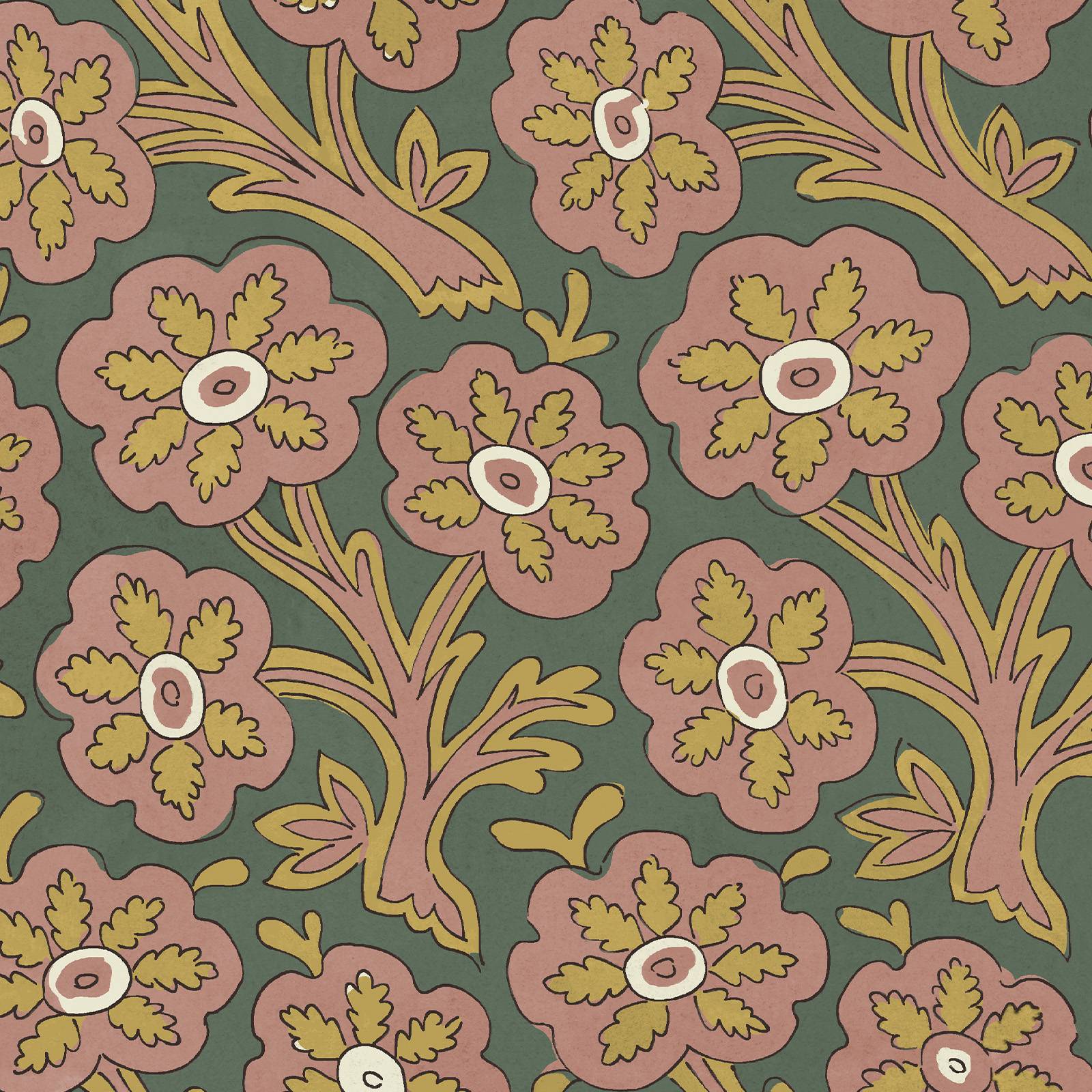 DALSTON DAISY Wallpaper - Hedera Sample