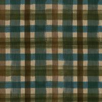 LONDON FIELDS CHECK Wallpaper - Cerulean Sample