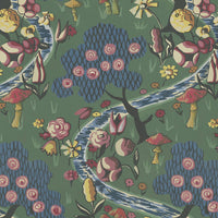 LONDON FIELDS Wallpaper - Nephrite Sample