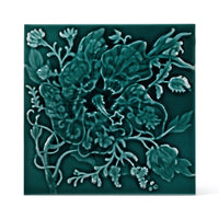 ARTEMIS HIBISCUS Relief Tile - Euphorbia