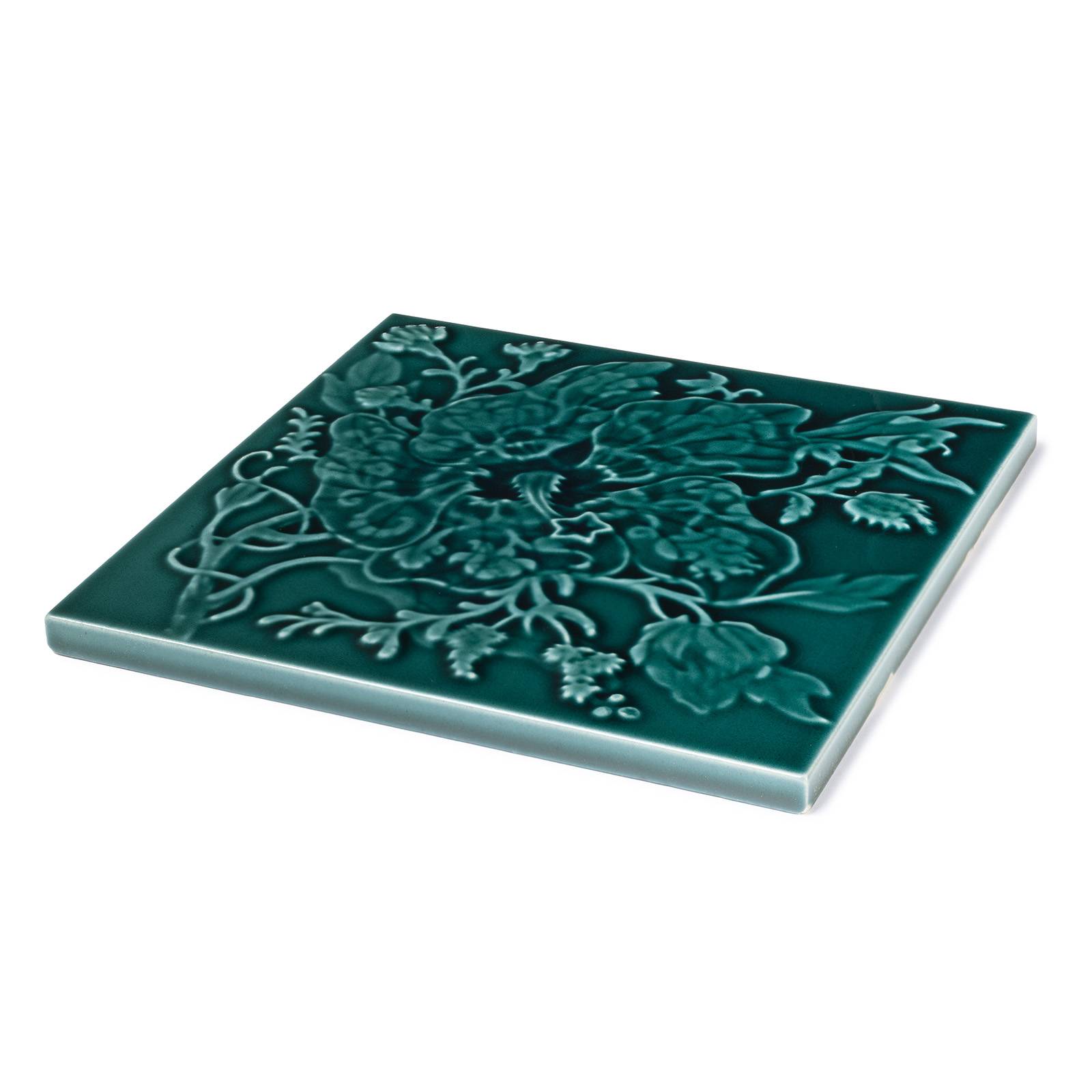 ARTEMIS HIBISCUS Relief Tile - Euphorbia