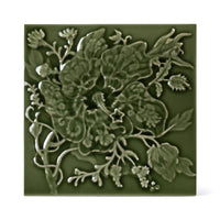 ARTEMIS HIBISCUS Relief Tile - Laurustine