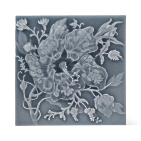 ARTEMIS HIBISCUS Relief Sample Tile - Stratus