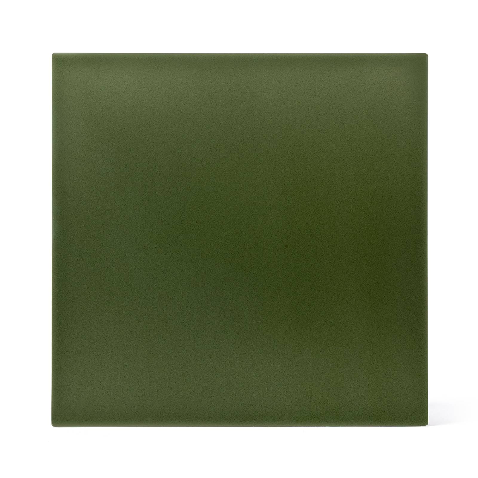a green square object with a white background