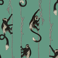 TROOP Wallpaper - Parakeet Green Sample