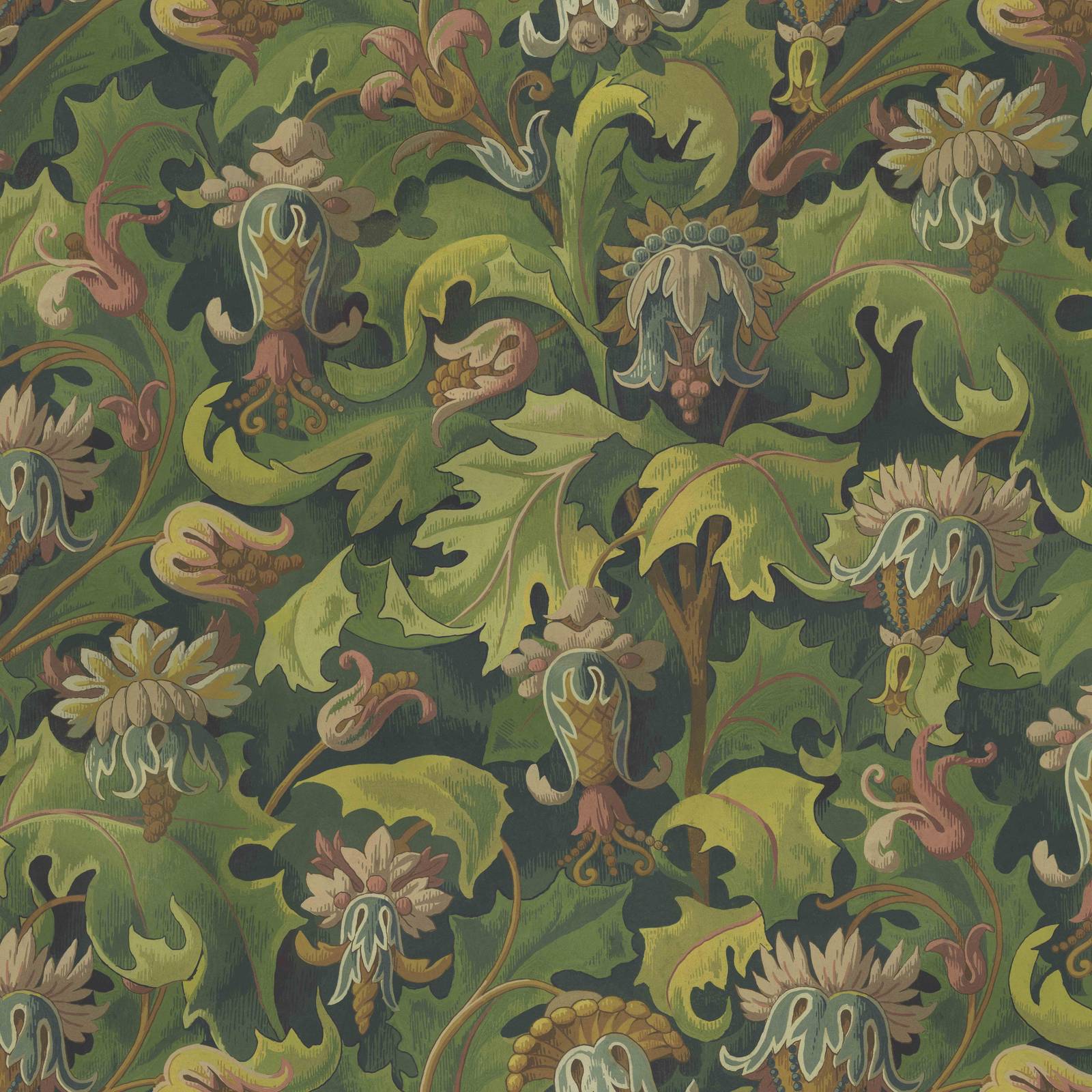 VESPERTINE Wallpaper - Verde