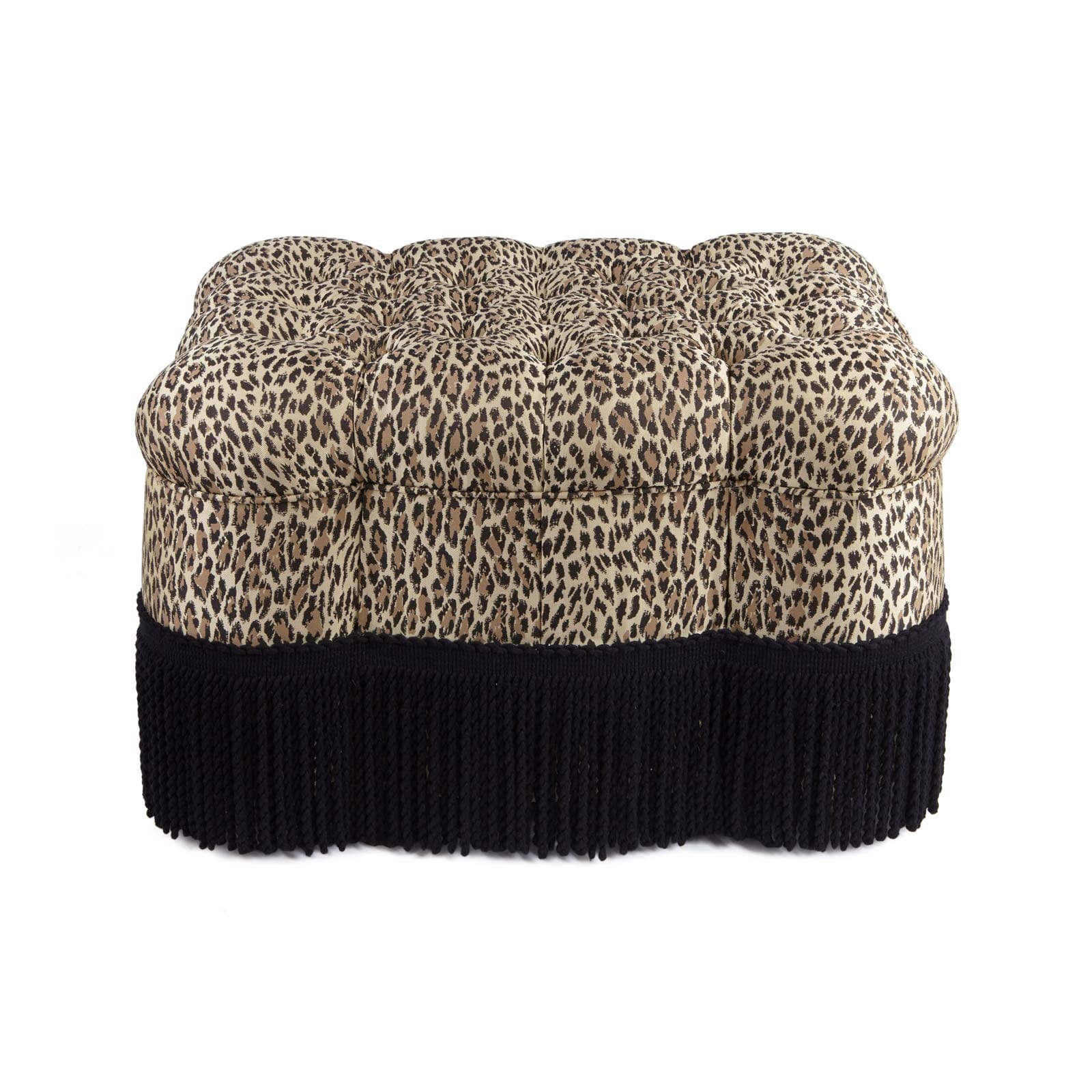 WILD CARD Kenton Small Ottoman - Butterscotch