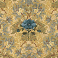 THE BLUE ROSE WEEPING Wallpaper - Aurelian Sample