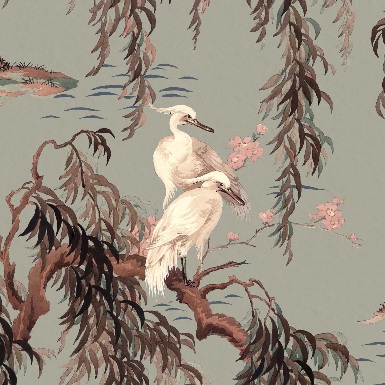 ZEUS Wallpaper - Eau De Nil Sample